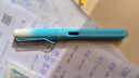 英雄（HERO）钢笔 369热可擦 明尖铱金学生练字三年级正姿签字钢笔（附加10支墨囊+4卡通配件） F尖 晴山蓝 实拍图