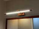 若朗镜前灯浴室卫生间洗漱台壁灯中古风长条复古胡桃木色卧室化妆台灯 【全光谱】胡桃木色-70CM 白光 实拍图