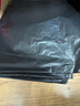利得平口垃圾袋黑色90*110cm50只单面1.5丝特大号加厚酒店物业袋 实拍图