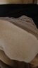 恒源祥纯羊毛百搭卷边针织帽子女秋冬保暖护耳大头围双层加厚毛线包头帽 卡其色（颜色偏深）【百搭堆堆帽】 双层加厚 均码 实拍图