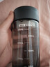 富光夏季女运动水杯儿童便携杯男生夏天杯子塑料随手杯 灰黑色 430ml 实拍图