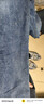 真维斯（Jeanswest）王一博代言牛仔裤男秋冬新款天丝舒适修身直筒高端潮牌休闲裤子男 蓝灰【天丝厚款】 36 码(2尺8) 【建议160-175斤】 实拍图