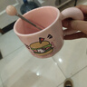 可爱fufu生日蛋糕马克杯带盖勺陶瓷杯送女生高颜值有意义生日礼物 汉堡生日蛋糕杯+勺1个350ml 实拍图