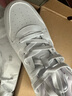乔丹女鞋板鞋皮面小白鞋厚底增高革面休闲鞋女款运动鞋 实拍图