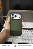 Apple/苹果 iPhone 17Pro科技织物手机壳-绿色 磁吸手机壳苹果17pro手机壳苹果手机壳全包 实拍图