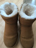 意尔康女靴雪地靴女冬季厚底加绒加厚保暖棉鞋百搭中筒短靴妈妈棉靴子 土黄色 加绒 【靴筒羊毛内里】 37 实拍图