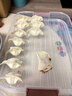 京东京造 饺子冰箱收纳盒 食品接触级包水饺馄饨冷冻收纳盒 （四层一盖） 实拍图