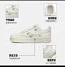 耐克NIKE女空军一号AF1 圣诞节礼物 运动鞋FV3654-111帆白39 实拍图