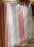 登比白边自封袋【加厚14丝】10号 24*35cm/100只防水食品PE透明密封袋 实拍图