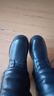 戈耐冬季加绒保暖马丁靴男士真皮防滑内增高帮皮鞋男鞋子雪地靴子男靴 黑色 头层牛皮【羊毛混绒厚保暖 43 码(265mm) 实拍图