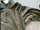 优衣库男装柔滑弹力摇粒绒半拉链套头衫/长袖25秋冬新款481184 54 绿色 XL /180/108B 实拍图