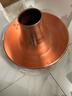 炊老爷紫铜火锅炉铜锅老北京纯铜火锅老式木炭涮肉鸳鸯锅暖土碳专用锅具 特厚清汤锅（10人以下使用） 36cm 实拍图