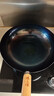 臻三环章丘铁锅炒锅手工锻打铁锅无涂层不易粘锅炒菜锅厨房好物一环轻音 古法原色（适合4-5人） 34cm 实拍图