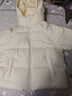 森马（Semir）羽绒服女冬90绒子短款三防花苞帽25高蓬防风连帽外套109725113028 实拍图