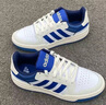 adidas ENTRAP美式校园风运动少年感复古篮球风板鞋男女阿迪达斯 白/蓝   40 实拍图
