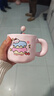 可爱fufu生日蛋糕马克杯带盖勺陶瓷杯送女生高颜值有意义生日礼物 奶酪生日蛋糕杯+勺1个350ml 实拍图