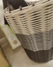 优勤（YOUQIN） 脏衣篮仿藤编脏衣篓脏衣服收纳筐家用衣篓放衣框衣物收纳神器 灰色渐变-高34cm 实拍图