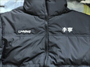 李宁火锅羽绒服丨男女冬季保暖宽松立领短款防泼水科技不易静电面包服 黑色(431款)-2 【新年款】 L 实拍图