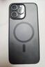 绿联 适用iPhone15Promax手机壳 苹果15ProMax磁吸壳 MagSafe保护套 无线充电防摔 磨砂黑色 实拍图