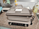 美的（Midea）电火锅鸳鸯锅火锅专用锅多功能锅料理烤肉锅分体式多功能一体电锅0氟钛陶电煮锅HGS352866S 实拍图