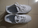 乔丹女鞋板鞋皮面小白鞋厚底增高革面休闲鞋女款运动鞋 实拍图