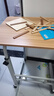 安尔雅床边电脑桌带轮可移动懒人升降学习桌子床上办公小书桌升级款60cm 实拍图