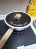 炊大皇316不锈钢炒菜锅32cm 不粘平底炒锅 燃气煤气灶电磁炉通用 实拍图