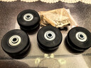 煦赟拉杆箱旅行行李皮箱包万向轮子橡胶耐磨轱辘维修理配件单独轮子 50*18mm(单轮款专用1个) 实拍图