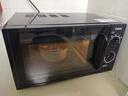 格兰仕家用微波炉20升机械大平板式易清洁均匀加热智能小型迷你速热杀菌旋钮操作简单便捷B1 升级大平板 黑色 实拍图