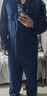 海澜之家【轻奢度假Air8】睡衣男女陈哲远同款新品冰丝凉感长袖长裤家居服 实拍图