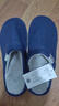 回力日系柔软情侣棉拖秋冬家居室内保暖棉鞋男款HL0006蓝色42-43码 实拍图