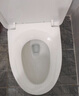 九牧（JOMOO）马桶 家用虹吸式马桶大冲力节水坐便器 防臭瞬冲 易洁抗菌马桶 易洁无棱-双旋暴风冲11396-400坑 实拍图
