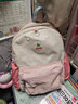 SHUKIKU儿童书包1-3年级小学生超轻防泼水透气背包户外旅游绿豆薄荷M+码 实拍图