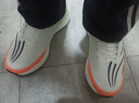 李宁新潮赤兔8pro跑鞋旋转纽扣网面碳板竞速男鞋学生儿童运动跑步鞋男9pro 标准白-新赤兔8pro-旋转纽扣款- 35 实拍图