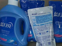 蓝月亮洗衣液12斤套装：亮白增艳薰衣草3kg瓶+1kg袋*3 实拍图