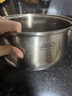 爱仕达（ASD）汤锅304不锈钢蒸汤锅 炖煮锅复底小汤锅22CM燃气电磁炉通用奶锅B1 实拍图