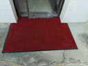柏能高端入户门地垫室外脚垫进户门口地垫雪妮丝圈地毯80*120cm黑红 实拍图