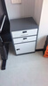 钢制矮柜办公室桌下带抽屉储物小活动柜子资料柜带锁文件柜铁皮柜 高650灰白二抽一门密码款 0.8mm 实拍图