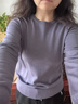 优衣库男女装souffle yarn舒芙蕾圆领针织衫毛衣毛衫479235 66 蓝色 L /175/100A 实拍图