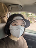 蕉下（beneunder）脸基尼女帽檐全脸防晒面罩防晒口罩防紫外线蓝烟灰 实拍图