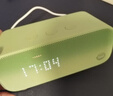 天猫精灵IN糖3智能蓝牙音箱方糖家用智能床头闹钟时钟音响控制 IN糖3 绿色 实拍图