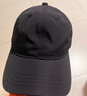 川玖田一纯色速干棒球帽男户外轻薄速干帽子显脸小宽帽檐大头鸭舌帽高尔夫 黑色 2XL 大头围大码(59-65CM) 实拍图