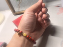 普陀山高含量朱砂手串蜜蜡佛珠五行手链紫金砂本命年礼物 实拍图