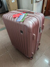 爱华仕行李箱旅行箱20英寸登机箱女大容量拉杆箱男出差密码箱皮箱玫瑰金 实拍图