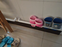 懒角落 卫生间置物架毛巾架鞋架免打孔拖鞋架浴室收纳挂架 加长单个装 实拍图