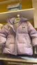 【御寒系列】太平鸟童装女童羽绒服冬装蝴蝶结三防滑雪服外套 实拍图
