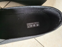 布舍元透气一脚蹬老北京布鞋男懒人休闲中老年爸爸黑色工作单鞋8502 43 实拍图