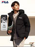 FILA 斐乐官方情侣羽绒服2025年冬时尚休闲连帽上衣男女同款保暖外套 实拍图