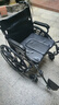 京巧轮椅折叠老人轻便旅行手推车带坐便胖人专属加宽专用出行轻便轮椅 实拍图