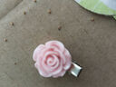 夏季日韩甜美手工发夹发卡粉色系草莓水果编发头饰山茶花边夹发饰 F8073-1#山茶花/1只 实拍图